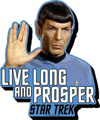 STAR TREK SPOCK QUOTE Imán