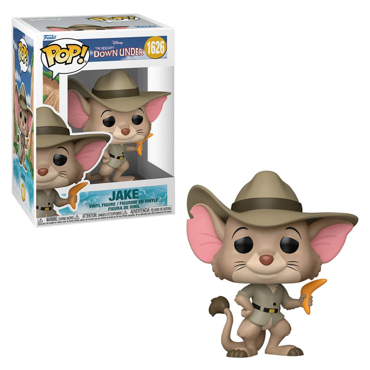 Bernardo y Bianca en Cangurolandia Figura POP! Disney Vinyl Jake 9 cm