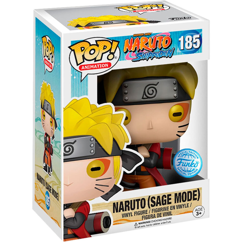 Naruto Shippuden POP! Animation Vinyl Figura Naruto (Sage Mode) 9 cm