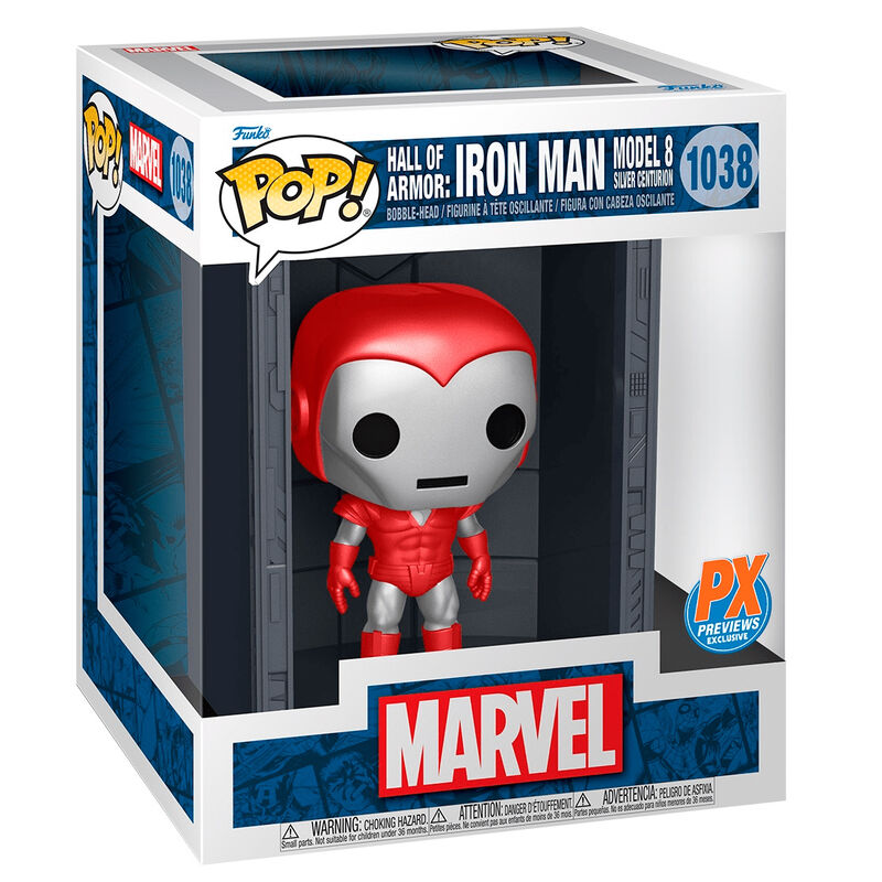 Figura POP Deluxe Marvel Hall of Armor Iron Man Model 8 Exclusive Frikytopia