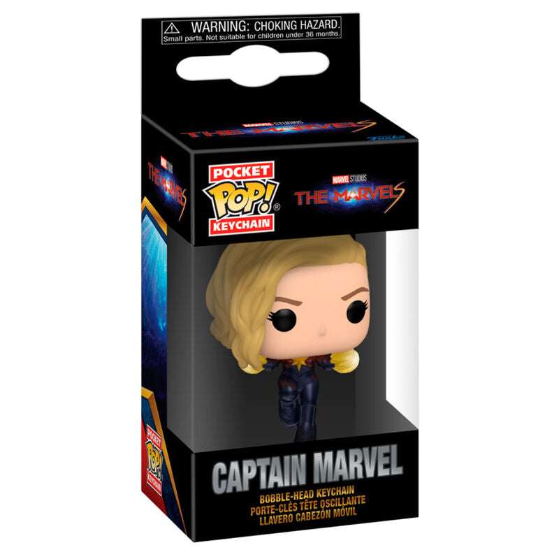 Llavero Pocket POP The MarvelS Captain Marvel Frikytopia