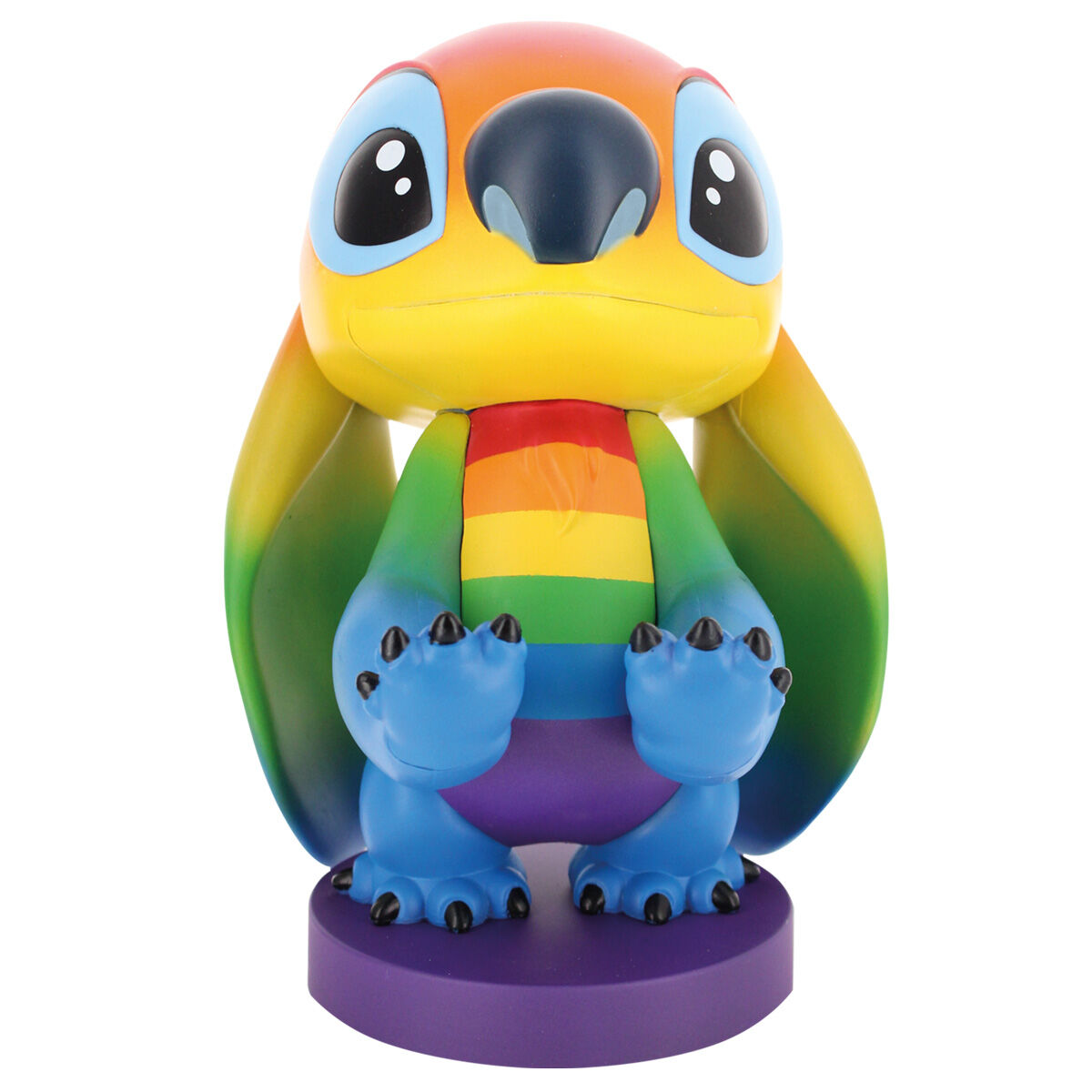 Cable Guy soporte sujecion figura Rainbow Stitch Disney 20cm Frikytopia