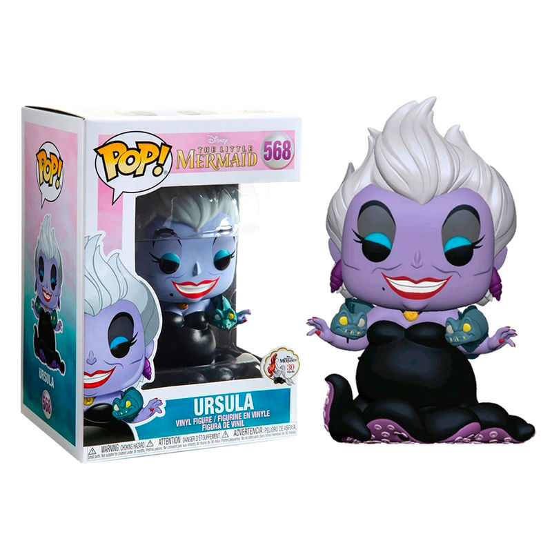La Sirenita POP! Disney Vinyl Figura Ursula w/ Eels 9 cm