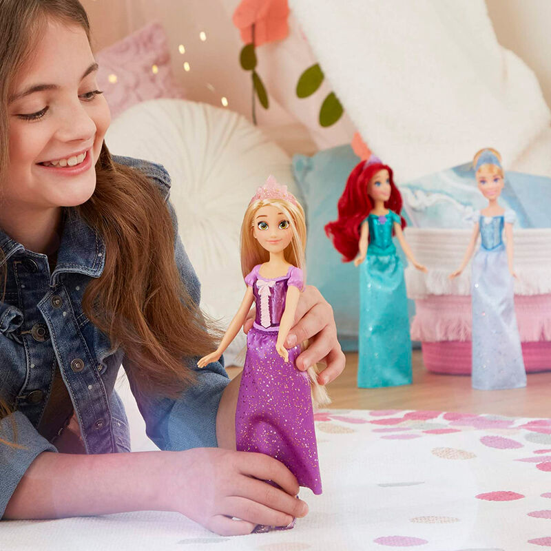 Muñeca Brillo Real Rapunzel Disney Frikytopia