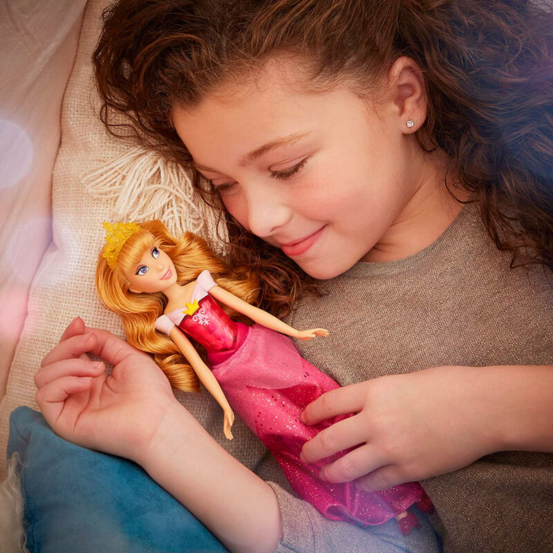 Muñeca Brillo Real Aurora La Bella Durmiente Disney Frikytopia