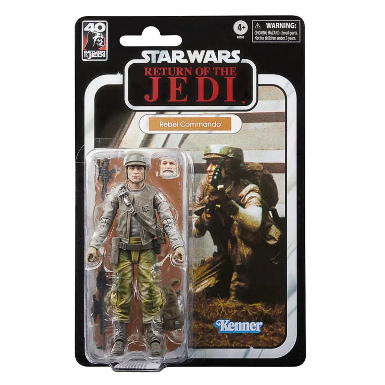 Figura Rebel Commando 40th Anniversary Return of the Jedi Star Wars 15cm Frikytopia