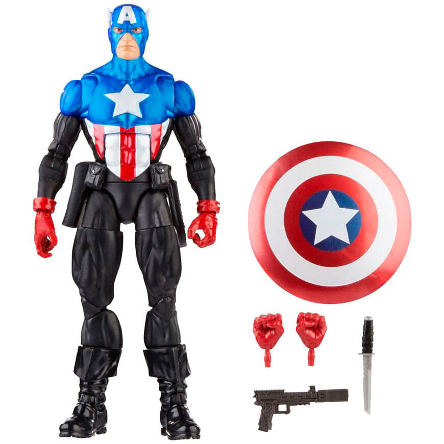 Figura hasbro marvel legends avengers beyond earths mightiest capitan am