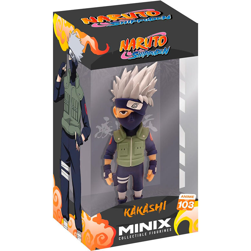 Figura Minix Kakashi - Naruto Shippuden 12cm Frikytopia