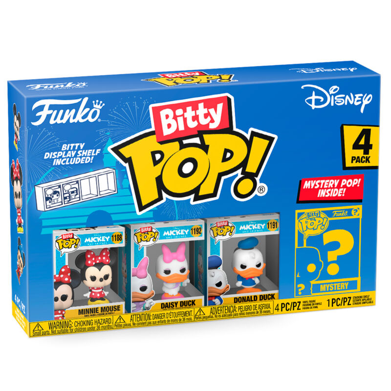 Blister 4 figuras Bitty POP Disney Minnie Frikytopia