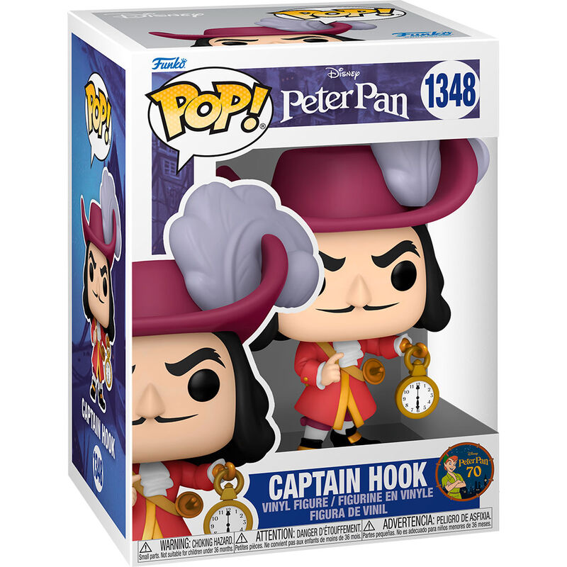 Figura POP Disney Peter Pan 70th Anniversary Captain Hook Frikytopia