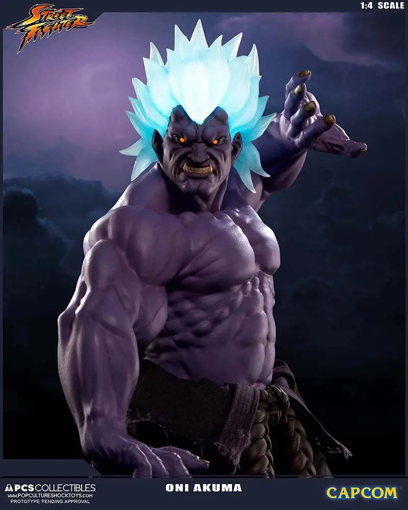 STREET FIGHTER ONI AKUMA 1/4 Estatua