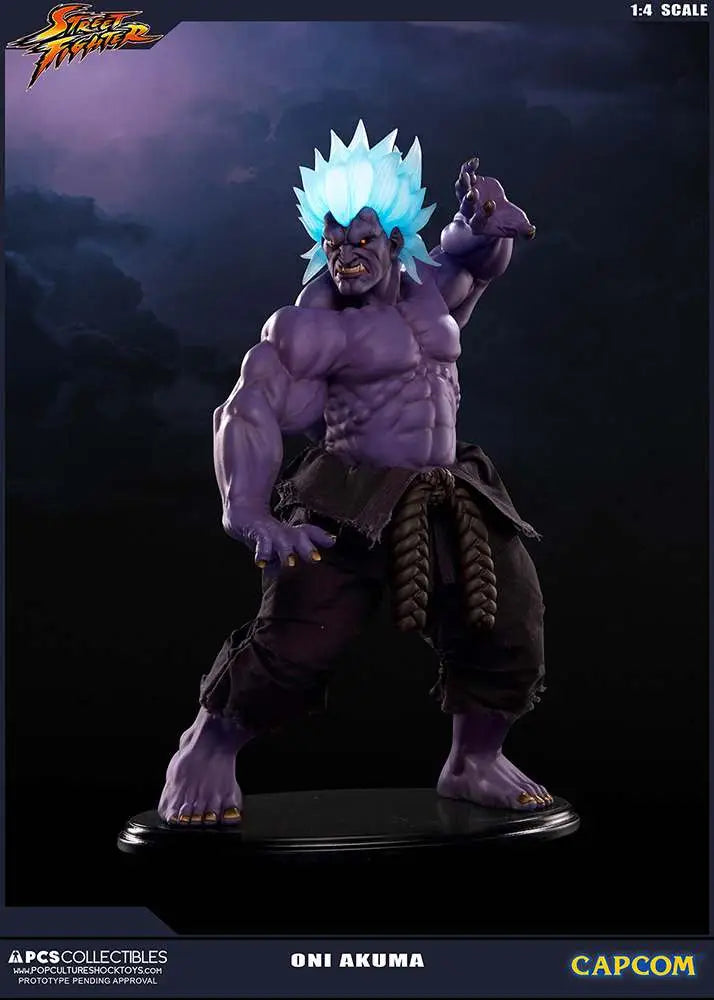 STREET FIGHTER ONI AKUMA 1/4 Estatua