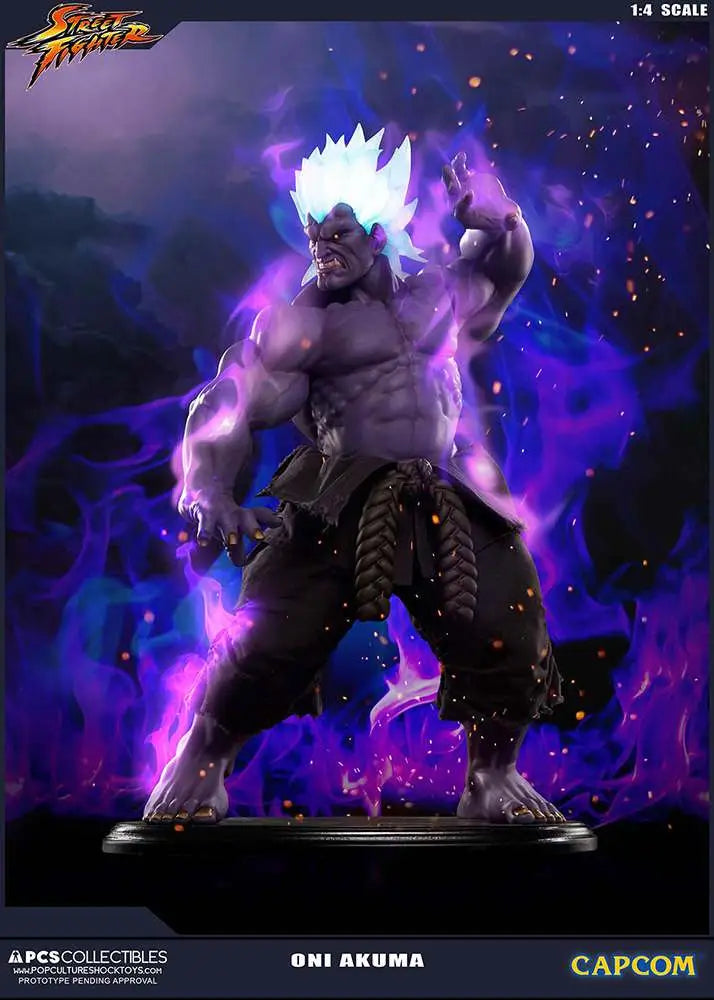 STREET FIGHTER ONI AKUMA 1/4 Estatua