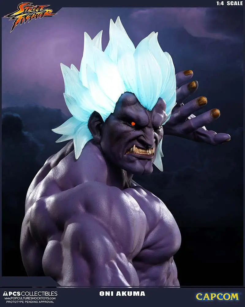 STREET FIGHTER ONI AKUMA 1/4 Estatua