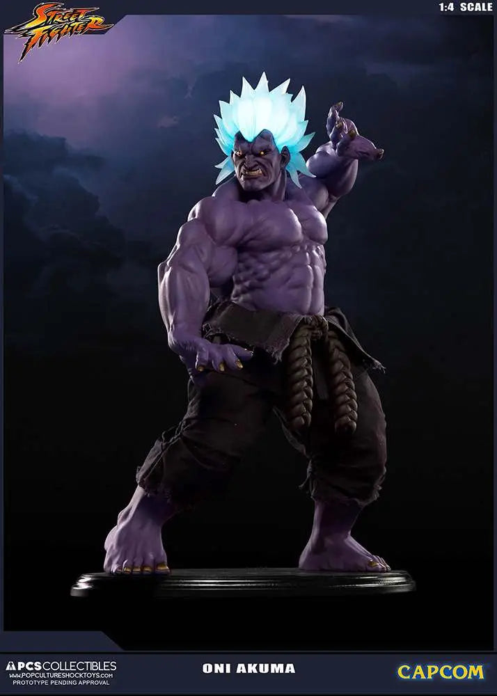 STREET FIGHTER ONI AKUMA 1/4 Estatua