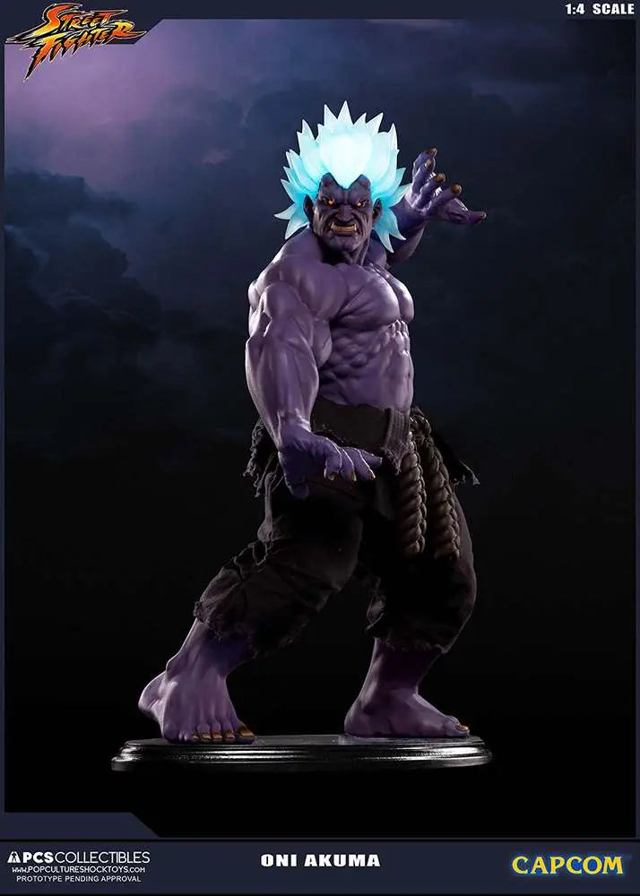 STREET FIGHTER ONI AKUMA 1/4 Estatua