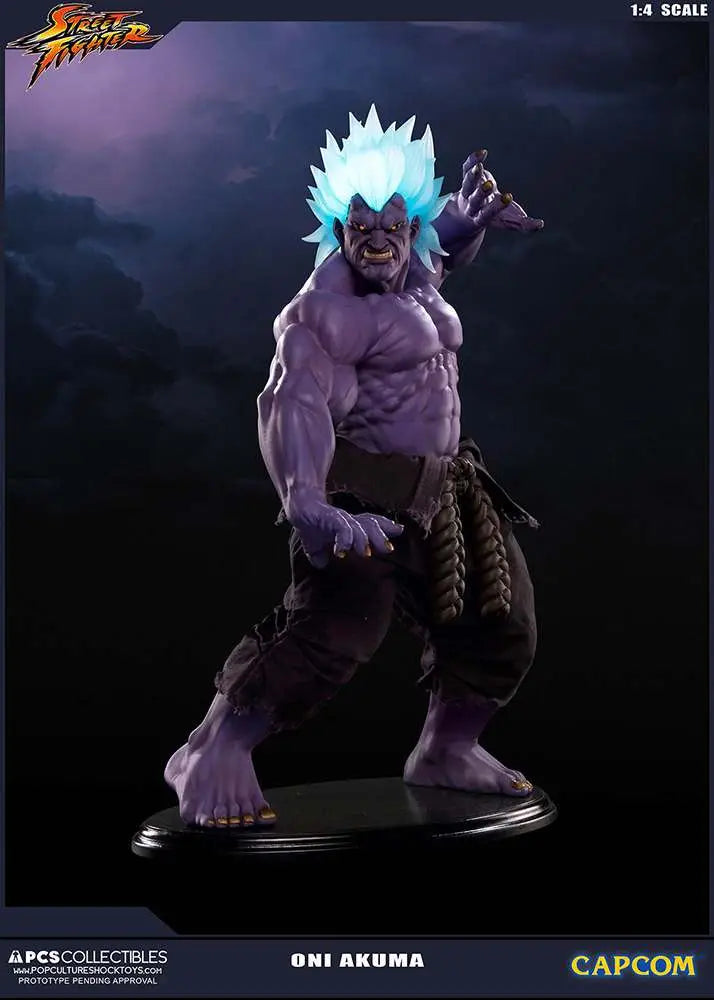 STREET FIGHTER ONI AKUMA 1/4 Estatua