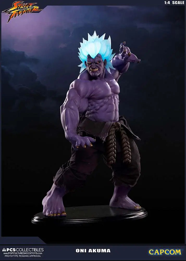 STREET FIGHTER ONI AKUMA 1/4 Estatua