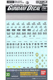 GUNDAM DECAL MG MULTI EARTH FED 1