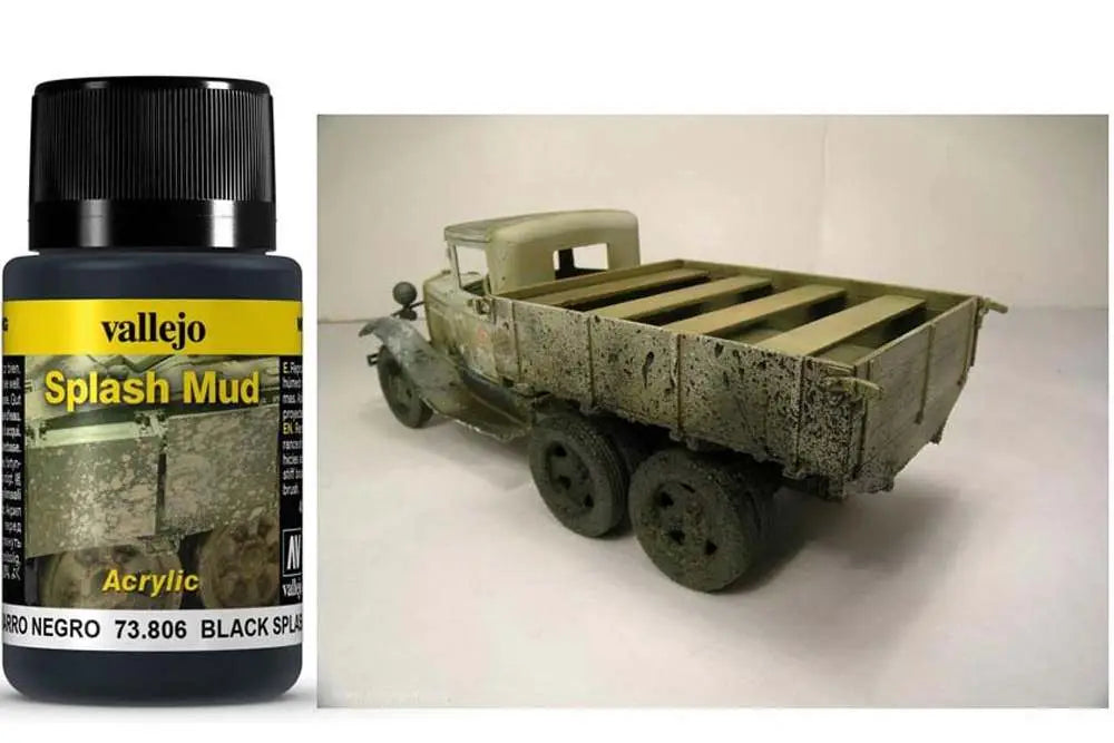 WEATHERING 73806 BLACK SPLASH MUD 40ML Frikytopia