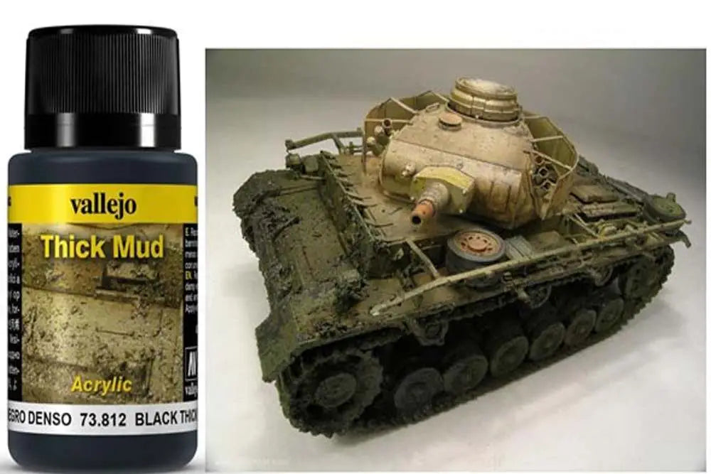 WEATHERING 73812 BLACK THICK MUD 40ML Frikytopia