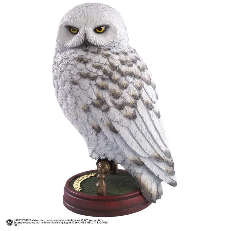 Figura the noble collection harry potter criaturas magicas estatua resina hedwig 24 cm