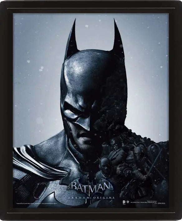 BATMAN ARKHAM LENTICULAR 3D Póster