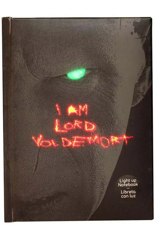 HP LORD VOLDEMORT Libreta W/LIGHT