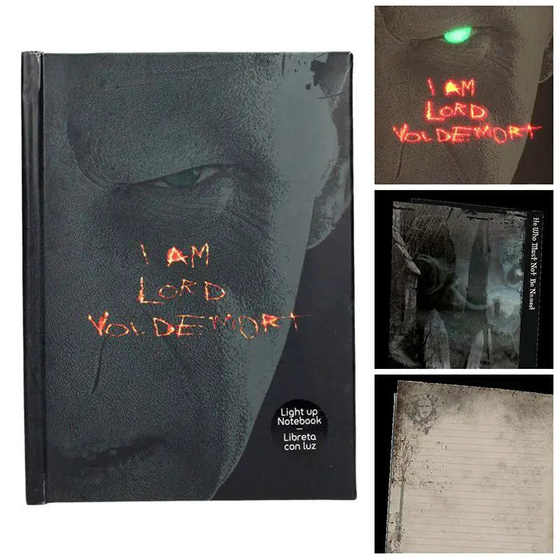 HP LORD VOLDEMORT Libreta W/LIGHT