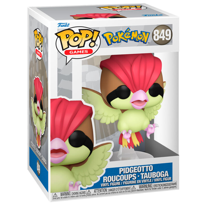 Figura POP Pokemon Pidgeotto Frikytopia