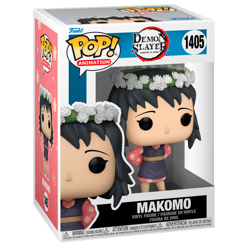 Demon Slayer: Kimetsu no Yaiba Figura POP! Animation Makomo (Flower Head