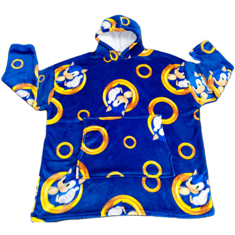 Bata sudadera oversize Sonic the Hedgehog coral infantil Frikytopia