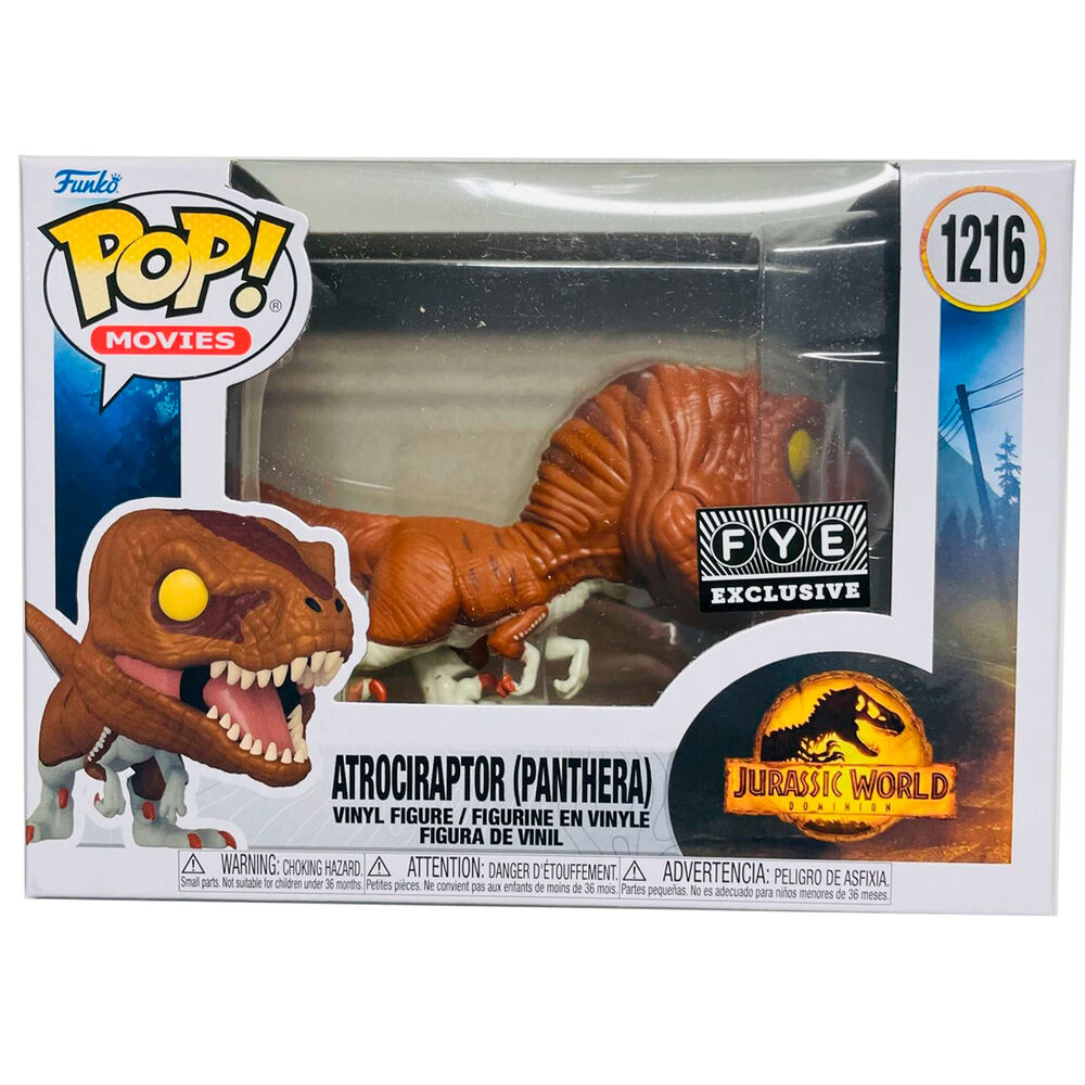 Jurassic Park Figura POP! Movies Vinyl Atrociraptor (Panthera) Exclusive