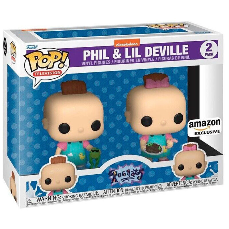 Blister 2 figuras POP Rugrats Phil & Lil Exclusive Frikytopia