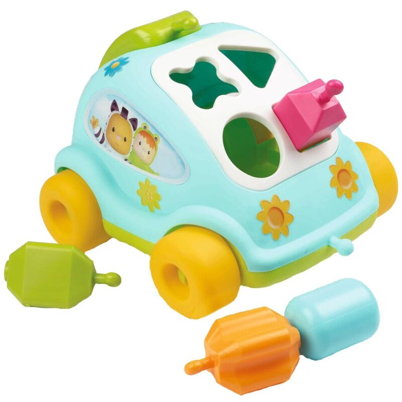 Coche clasificador de formas Frikytopia