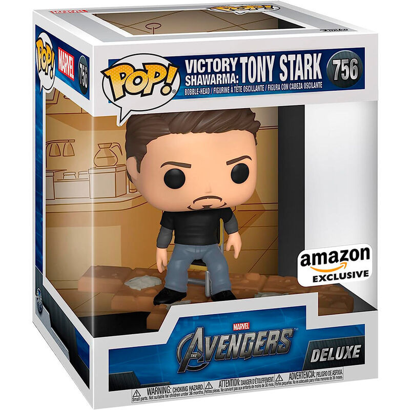 Figura POP Deluxe Marvel Los Vengadores Avengers Tony Stark Exclusive Frikytopia