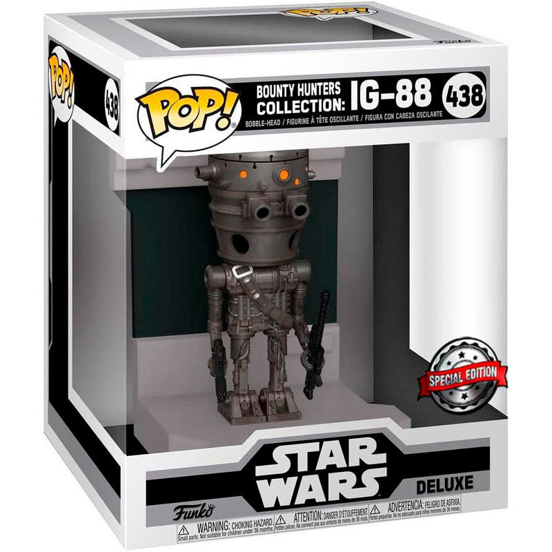 Figura POP Deluxe Star Wars Bounty Hunters IG-88 Exclusive Frikytopia