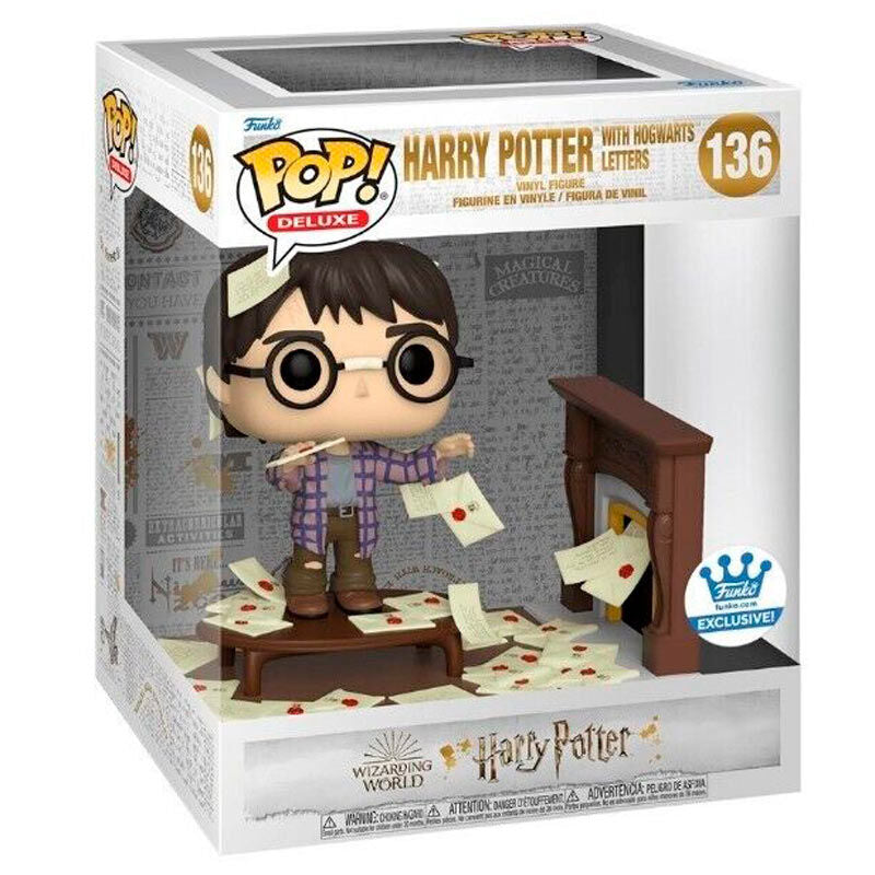 Figura POP Deluxe Harry Potter Anniversary Harry Potter with Hogwarts Le Frikytopia
