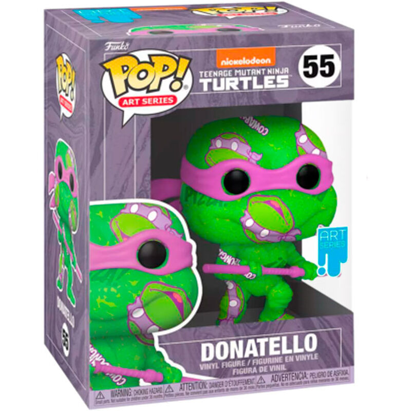 Figura POP Tortugas Ninja Donatello Artist + Case Exclusive Frikytopia