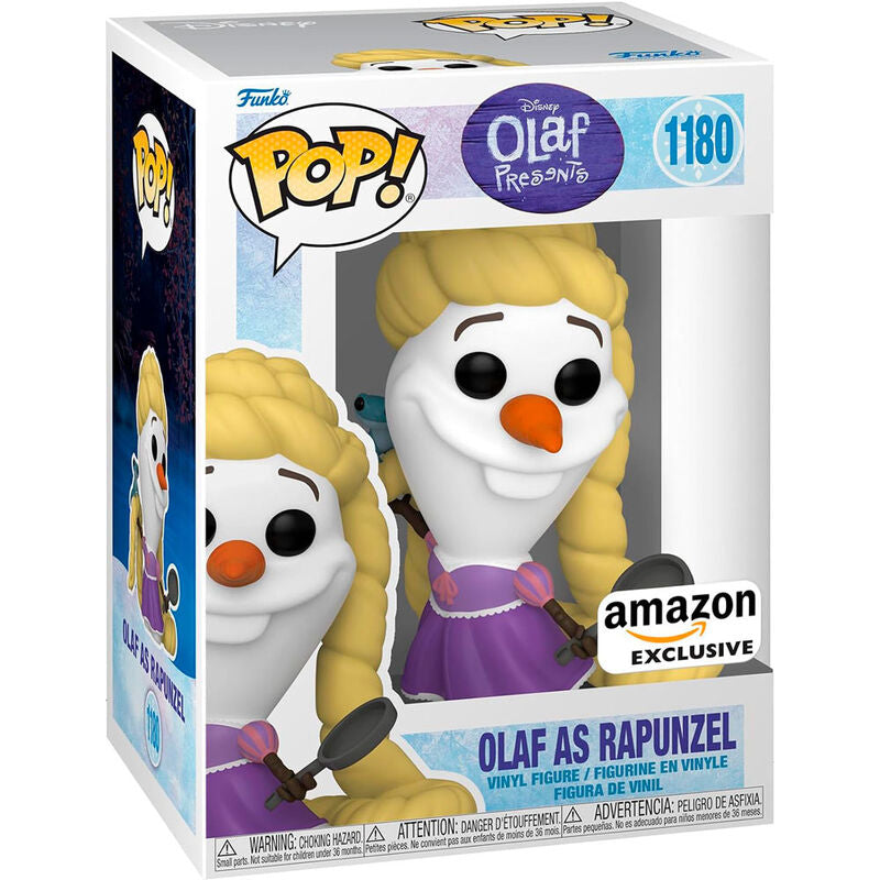 Figura POP Disney Olaf Present Olaf as Rapunzel Exclusive Frikytopia