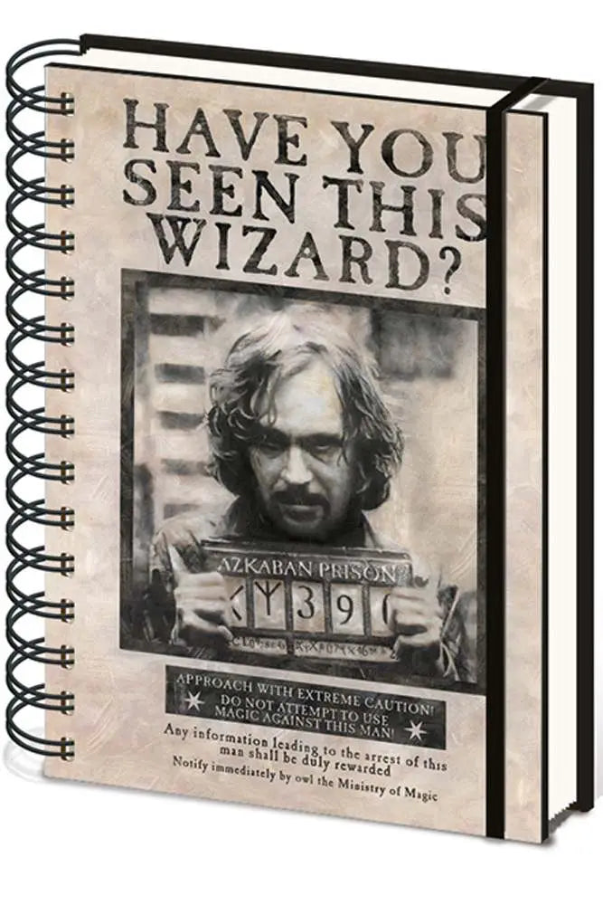 HARRY POTTER SIRIUS WANTED NOTEBOOK Frikytopia