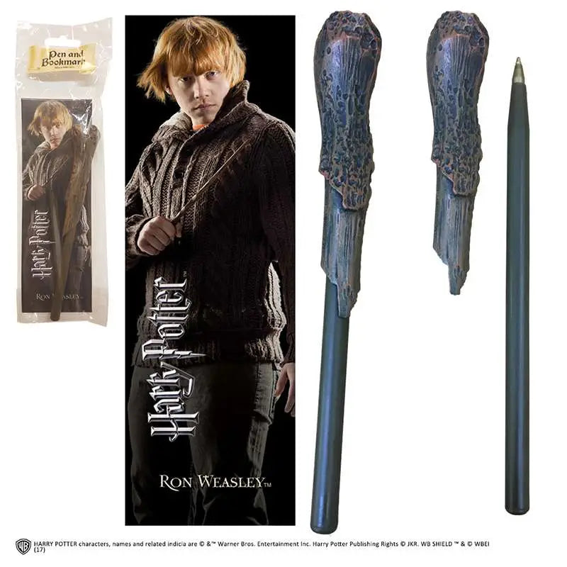 HP RON WEASLEY WAND Bolígrafo AND BOOKMARK