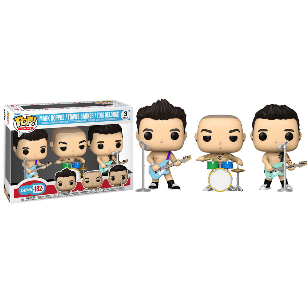 Blister 3 figuras POP Rocks Blink 182 Frikytopia