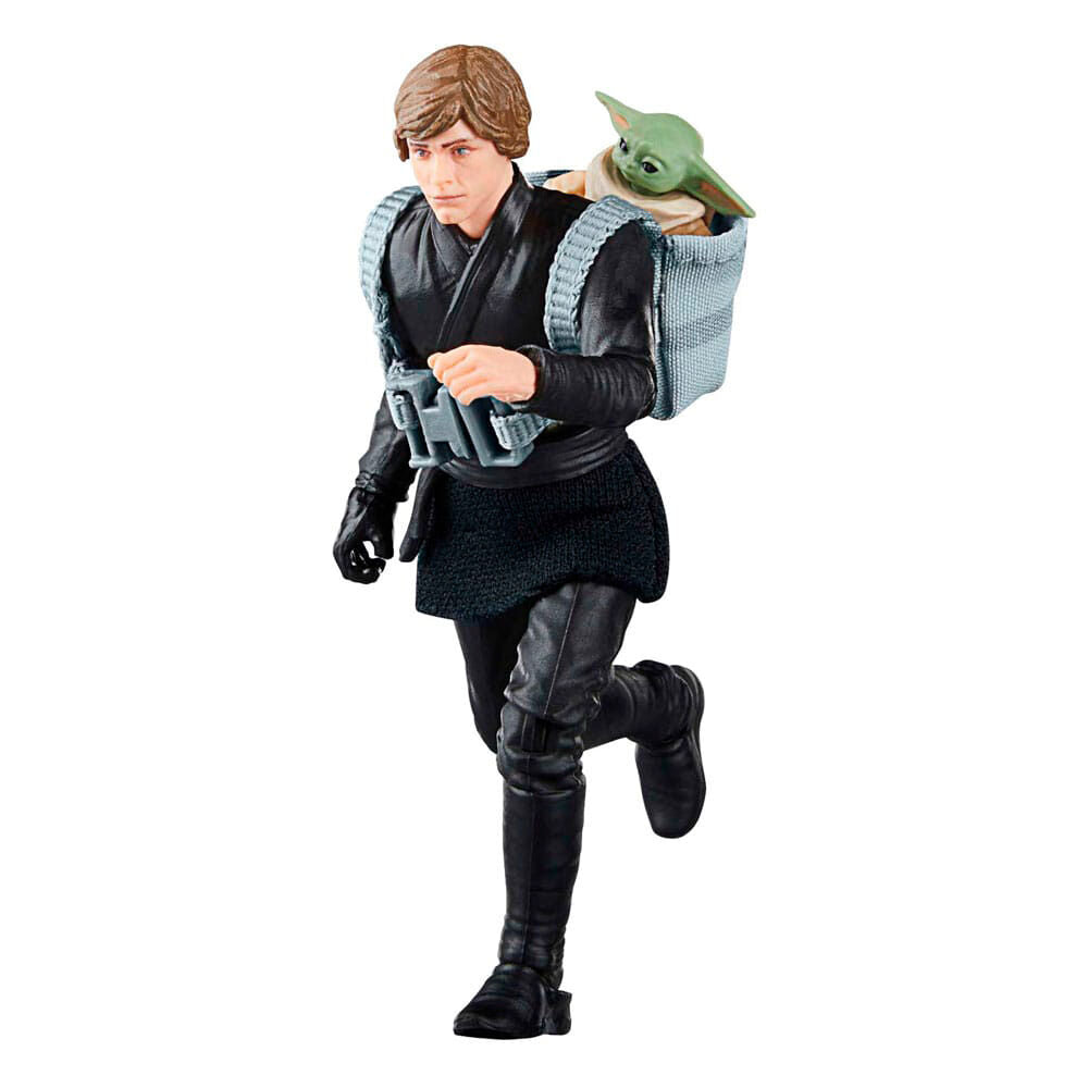 Figura hasbro star wars the book of boba fett luke skywalker & grogu