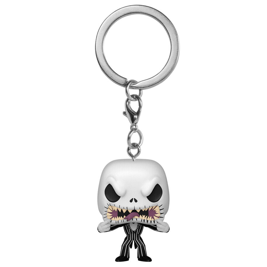 Llavero Pocket POP Disney Pesadilla Antes de Navidad Jack Scary Face Frikytopia