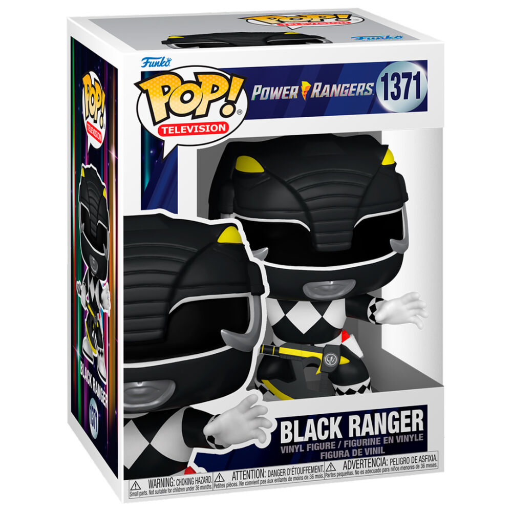 Power Rangers 30th Figura POP! TV Vinyl Black Ranger 9 cm