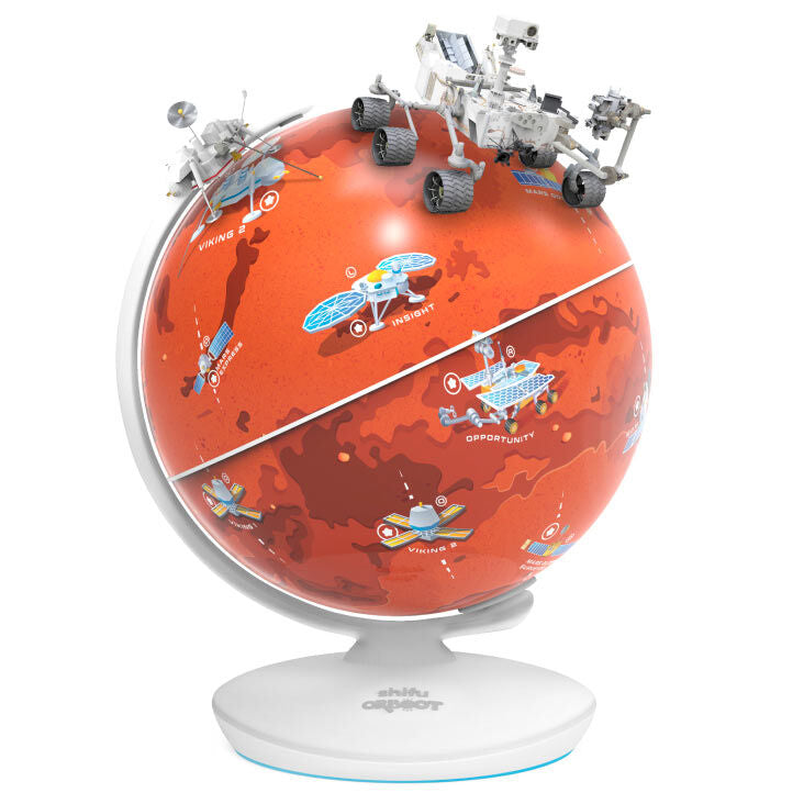 Globo terraqueo interactivo Planeta Marte ingles Frikytopia