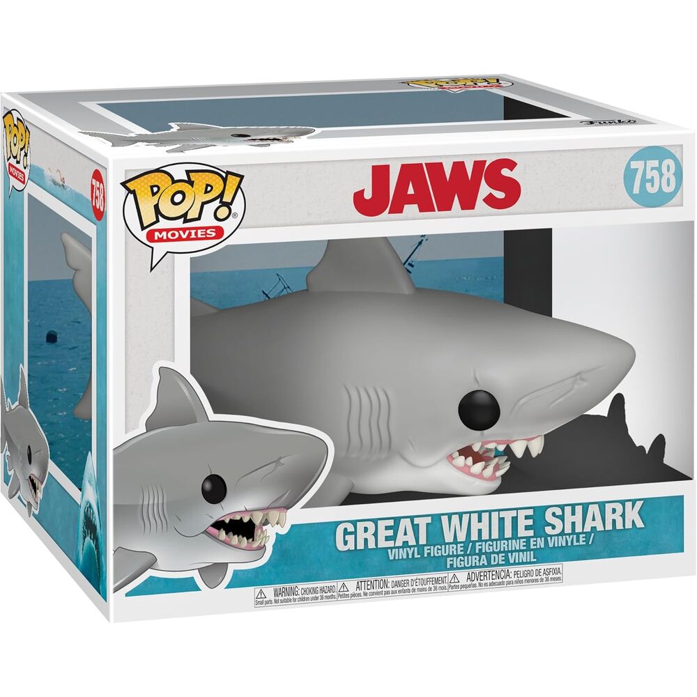 Tiburón Figura Oversized POP! Movies Vinyl Jaws 15 cm