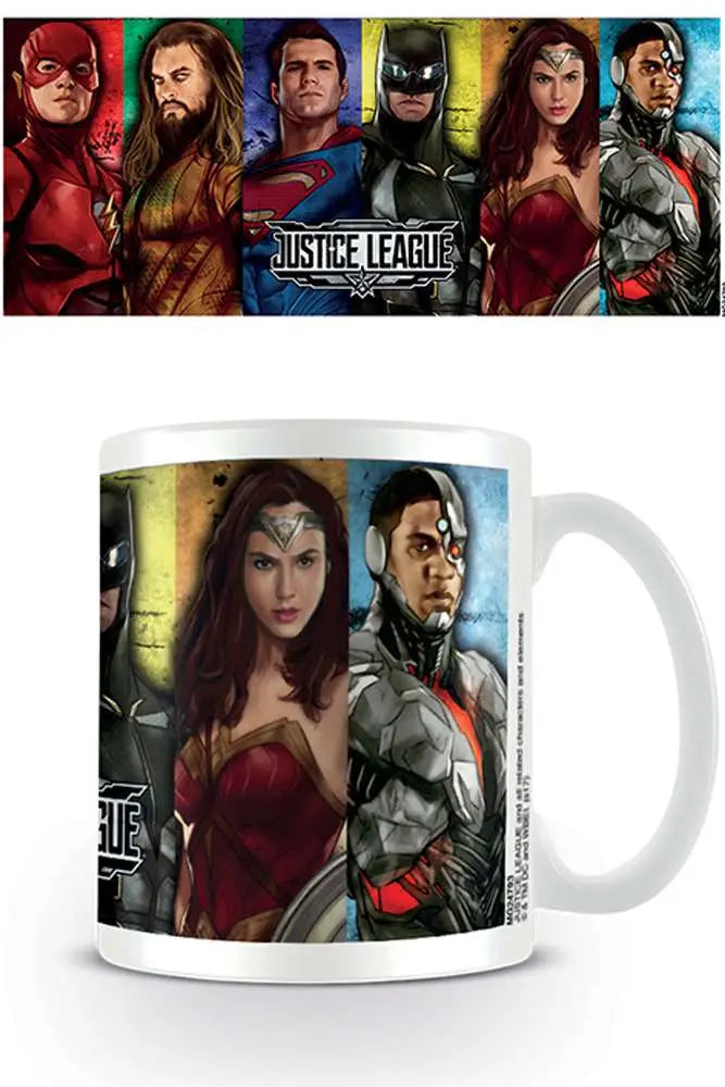 JUSTICE LEAGUE MOVIE HEROES STRIPES Taza