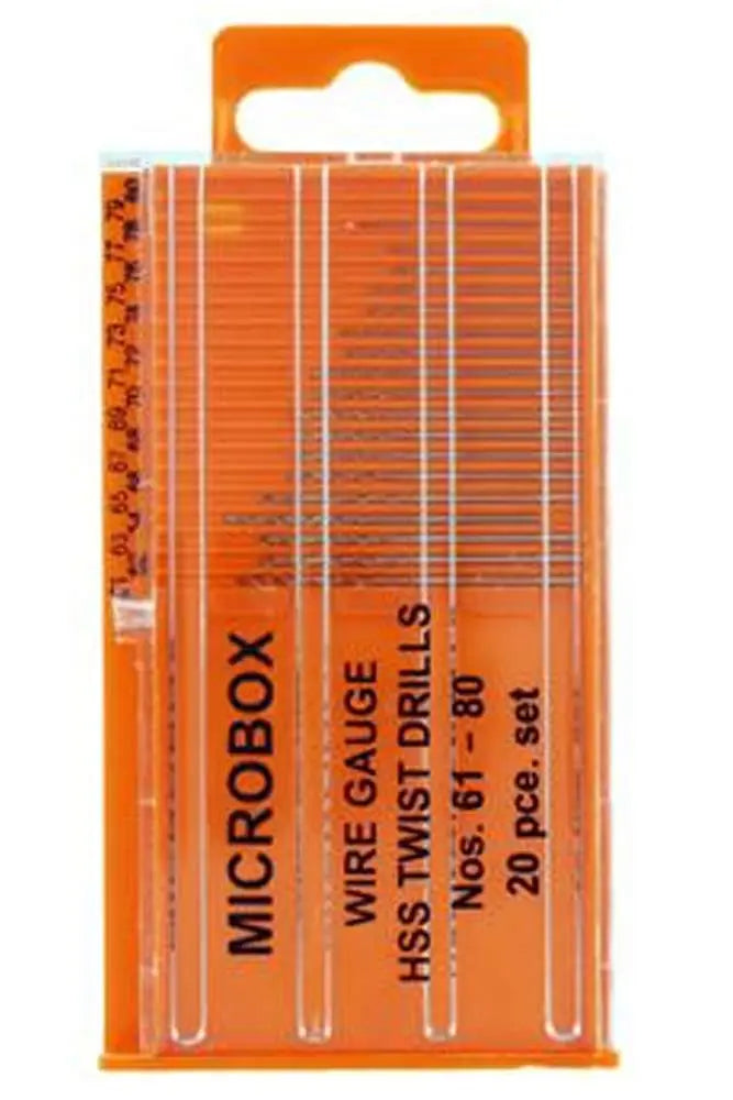 MICROBOX DRILL SET (20) 61-80 Frikytopia